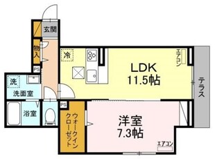 D-room弁天3丁目 A棟の物件間取画像